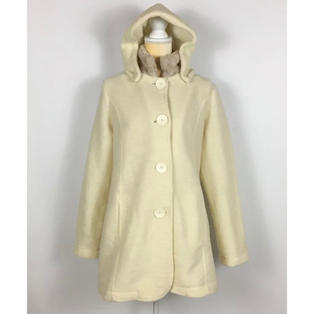 Maria Sole Cape Jacket Mid-Length Hooded XL